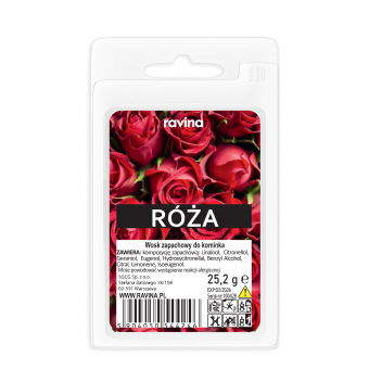 Róża - Wosk zapachowy do kominka 25g